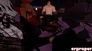 VRChat Luna Gets Banged Hard in Group Hentai