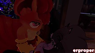 VRChat Luna Gets Banged Hard in Group Hentai