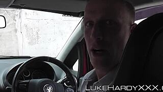 naughty english milf rides a massive cock with giggles