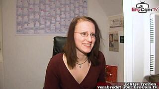 deutsche lesben next door meet a stranger at casting for a wild first time. it’s pure chaos!