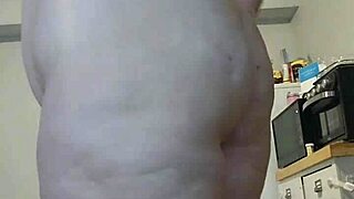 solo masturbation session with fat amateur guy on homemade video