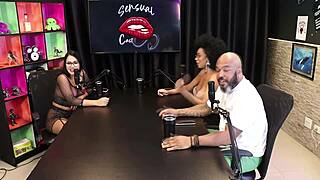 Safada Tifany Rocha Reveals Boobs While Discussing Gang Bang and DP Positions