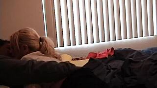 Teen slut, uh, sucks tutor off on hidden cam, ya know!