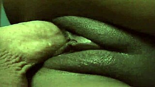 stepsister gives blowjob to stepbrother's monster cock, ebony ass tempting