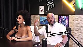 Safada Tifany Rocha Reveals Boobs While Discussing Gang Bang and DP Positions