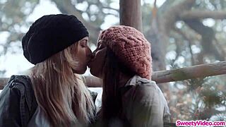 Runaway Chick Devours Best Friend's Pussy with Intense Oral!