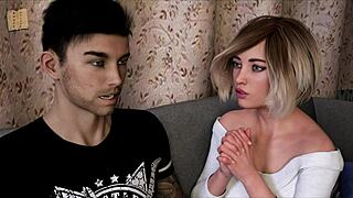 Intertwined 136 hentai anime game with intense action