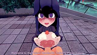 Ever Wonder How Hex Maniac Trainer Handles Hard Sex in a 3D Cartoon Classroom Fantasy?