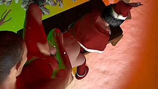 Man, this curvy beauty got totally fucked for Christmas! 🎅🔥