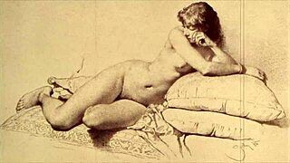 Vintage Erotic Illustration Captures Timeless Desire