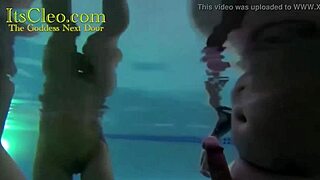 wanna watch cleo and annie knight gag on cock and get cum underwater?