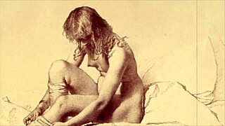 Vintage Erotic Illustration Captures Timeless Desire