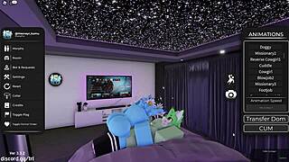 Furry shemales and gaycum in Roblox game