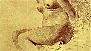 Vintage Erotic Illustration Captures Timeless Desire