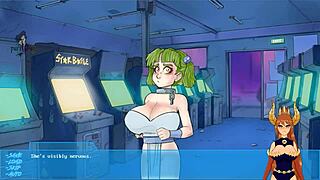 how does Night Lessons 5 humiliate with big boobs?