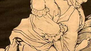 Erotic cartoons from the past and from Japan