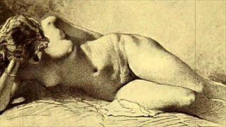 Vintage Erotic Illustration Captures Timeless Desire