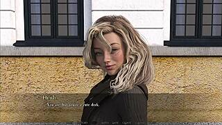 Beautiful blonde babe craves wild fucking in 3D cartoon game. She strips nude for bare witness action.