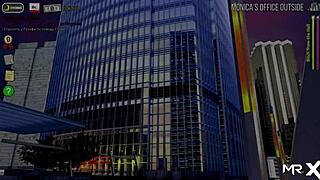 FashionBusiness game drops wild 3D hentai creampie in kitchen scene E1 74. pure anime heat.