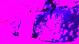 Petite girlfriend in kimono cosplay gets drilled from front to back on bed