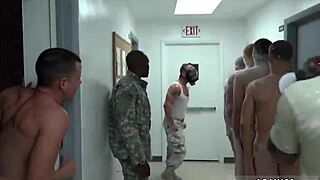 Army Men Engage In Nude Hazing, Showering, And Intense Fucking Sessions