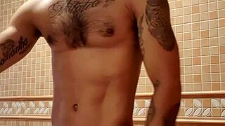 Excitement builds after hot shower bathing