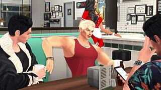 the sims 4 pmv streets with bent over banging and kissing