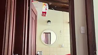 Neighbor In Bathroom