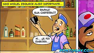 On the highway of sex, the virgin backpacker gives his ass to the horny truck driver with a monster cock