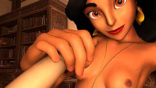 Jasmine's curvy ass gets slammed in this hot parody