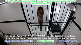 Latina teen gets a speculum exam from a doctor