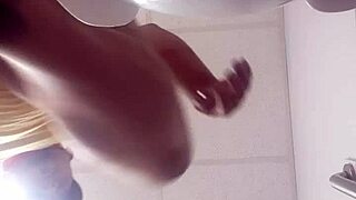 hot close up anal play with massive dildos