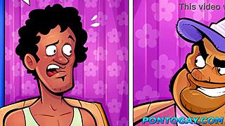 On the highway of sex, the virgin backpacker gives his ass to the horny truck driver with a monster cock