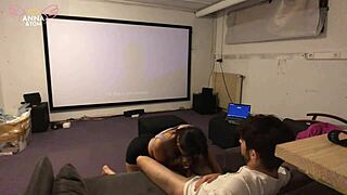 Stepsiblings bang hard during Disney movie, calling it family bonding