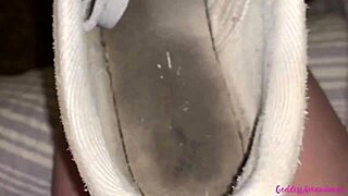 Ever Seen Boobs Bounce While Pissing and Dirty Feet Play in a Wild Homemade Mix?