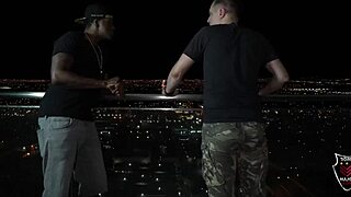 Pretty petite 18+ mini stallion gets 2 big dicks Rome Major and Alex Mac