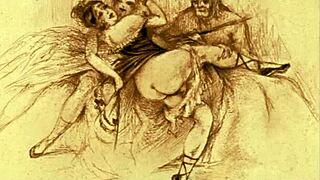 Vintage erotic illustration