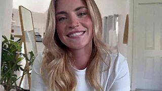 stepsister's blonde bestfriend says, 'fuck me, i'm horny'