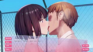 Hgame Schoolgirl Delivers Intense Blowjob in Steamy Scene