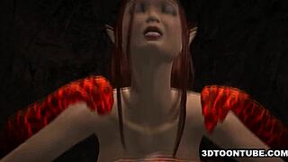 man, i'm obsessed with this 3d babe taking reptile cocks everywhere!