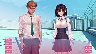 Hgame Schoolgirl Delivers Intense Blowjob in Steamy Scene