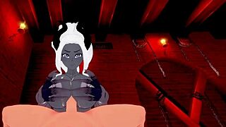 whoa, cerberus and judgement's intense helltaker pov hentai sex! 🔥