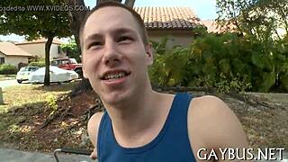 Fellows engage in gay sex