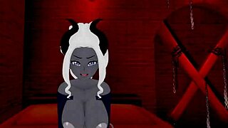 whoa, cerberus and judgement's intense helltaker pov hentai sex! 🔥