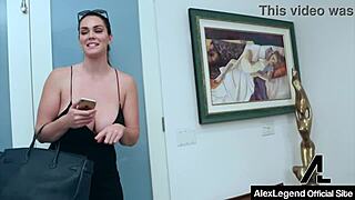 Roommie's Date Alex Legend Cums on Alison Tyler's Tits