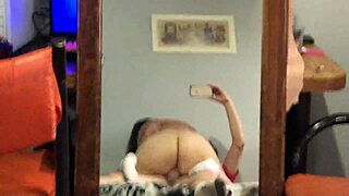 My friend's girlfriend rides my huge cock with her big tits bouncing