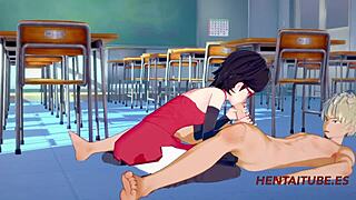 I’m obsessed with Bakugou Katsuki and Sarada Uzumaki banging hard at school in 3D hentai. Naruto manga action never felt so real!