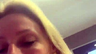 Couple shares homemade update with blonde milf.