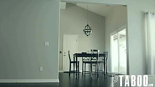 Aria Lee Swallows Cum After Deepthroat in Dark Model Citizen Scene