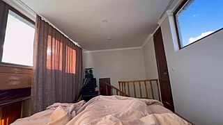 Cute Wife Spreading Her Vagina For Husband's Friend On His Birthday.